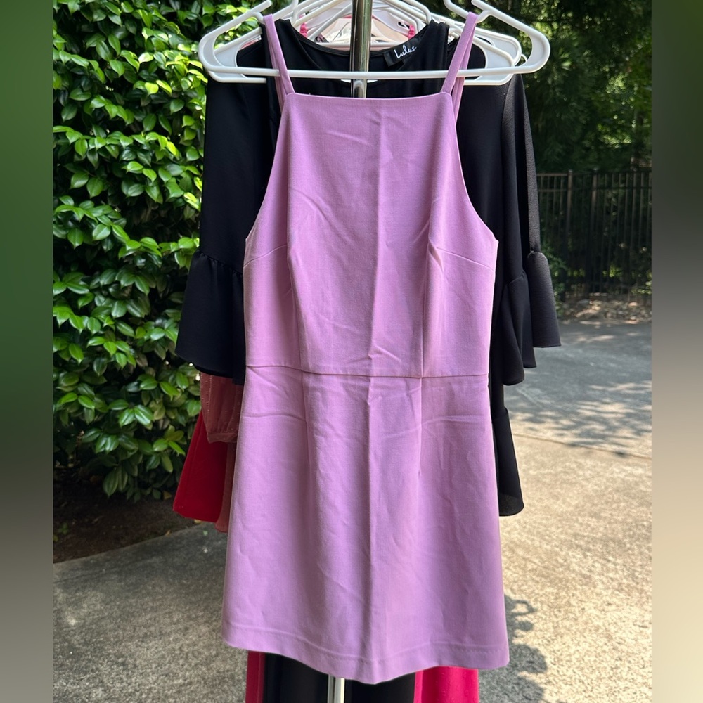French Connection Whisper Pink Violet Dress
